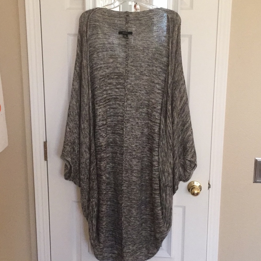 Forever 21 Grey Duster Cardigan
